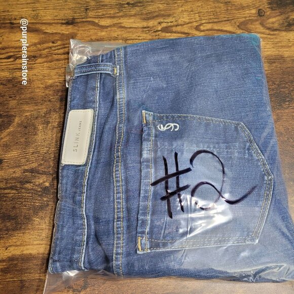 Slink Jeans 20 Curvy Straight High Rise Tummy Control Medium Dark Wash - Picture 14 of 14